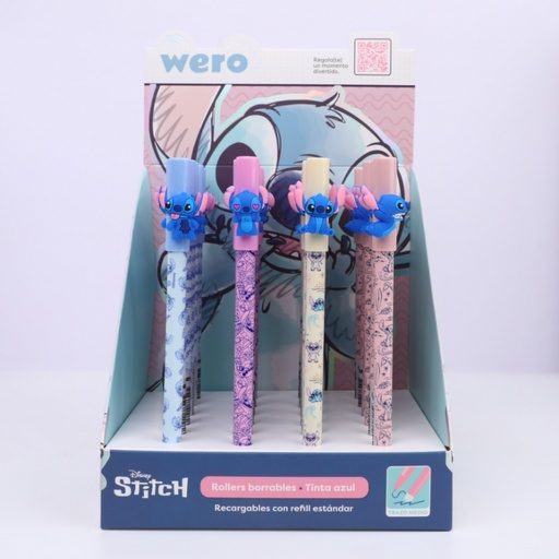 [WE4133] BOLIGRAFO WERO BORRABLE STITCH X1
