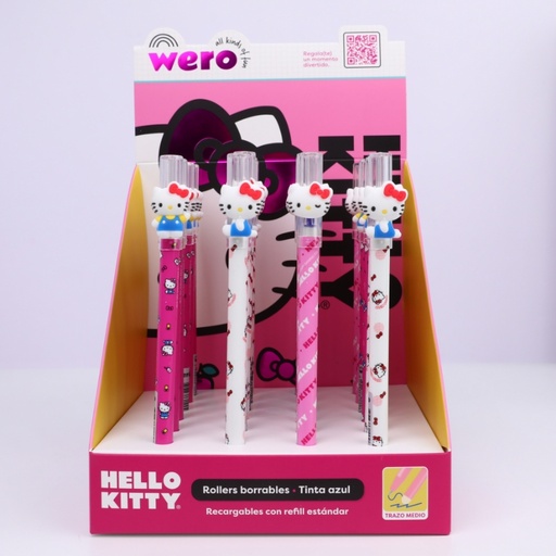 [WE4134] BOLIGRAFO WERO BORRABLE HELLO KITTY X1