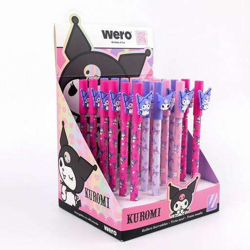[WE4229] BOLIGRAFO WERO BORRABLE X1 KUROMI