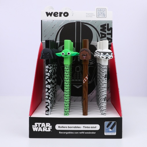 [WE4136] BOLIGRAFO WERO BORRABLE STARWARS X1