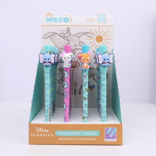 [WE4137] BOLIGRAFO WERO BORRABLE DISNEY CLASSICS X1