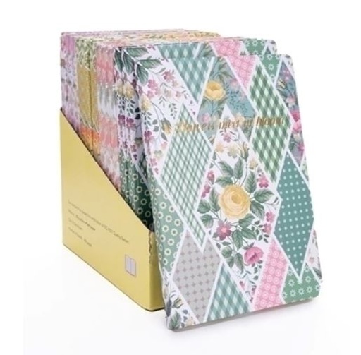 [25-113] LIBRETA MP TAPA DURA A5 FLOWER 96 HOJAS