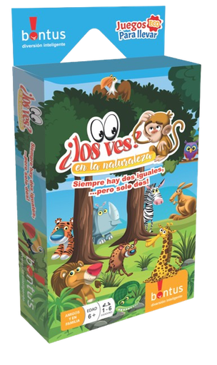 [555] JUEGO BONTUS CARTAS ¿ LOS VES? EN LA NATURALEZA