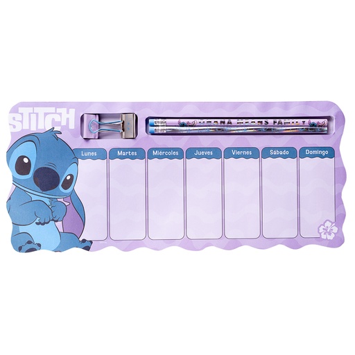 [2442120401] PLANNER SEMANAL MOOVING STITCH CON ACCESORIOS (PROXIMAMENTE)
