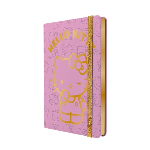 [1246165] LIBRETA MOOVING NOTES A5 TAPA DURA HELLO KITTY RAYADO (PROXIMAMENTE)
