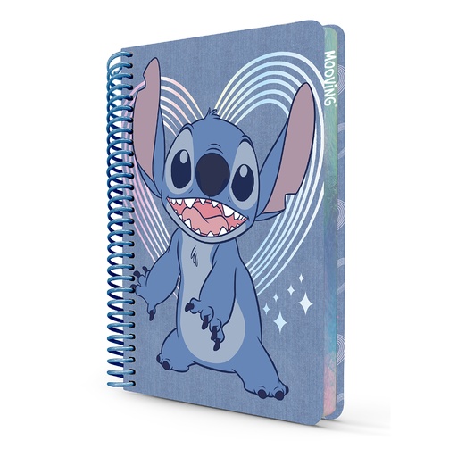 [1230244] CUADERNO MOOVING PREMIUM CARTA X 96 HOJAS STITCH