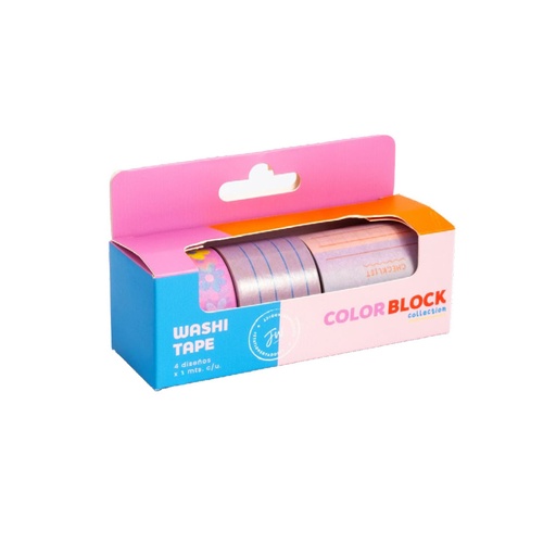 [201398] CINTA FW WASHI TAPE COLOR BLOCK (PROXIMAMENTE)