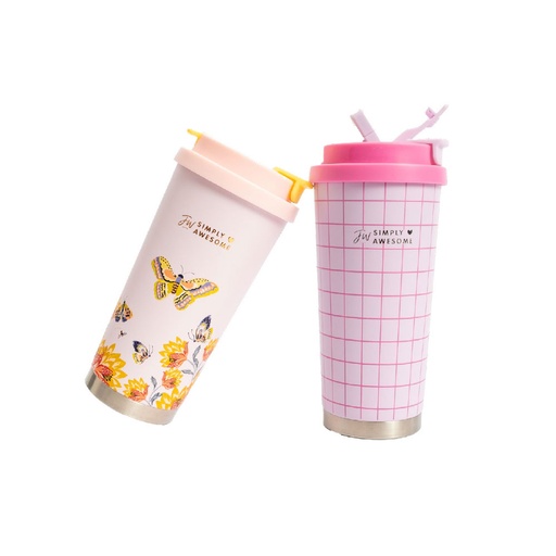 [201431] VASO TERMICO FW 450 ML SIMPRY AWESOME TAPA+PICO+SORBETE