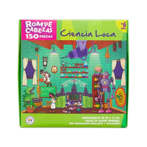 [786071076877] ROMPECABEZAS BARCO DE PAPEL 150 PIEZAS - CIENCIA LOCA