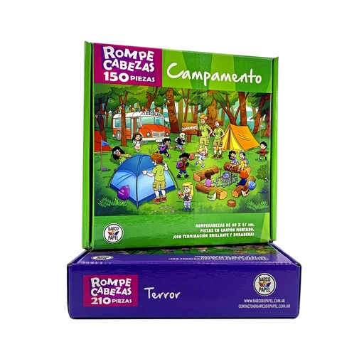 [786071077249] ROMPECABEZAS BARCO DE PAPEL 150 PIEZAS - CAMPAMENTO