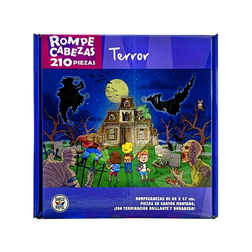 [786071077232] ROMPECABEZAS BARCO DE PAPEL 210 PIEZAS - TERROR