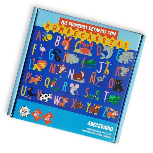 [786071076952] ROMPECABEZAS BARCO DE PAPEL 35 PIEZAS - ABECEDARIO