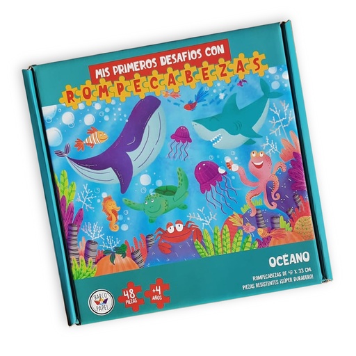 [786071078970] ROMPECABEZAS BARCO DE PAPEL 48 PIEZAS - OCEANO