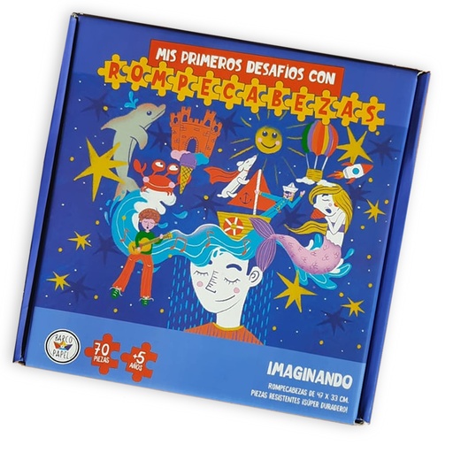 [786071076921] ROMPECABEZAS BARCO DE PAPEL 70 PIEZAS - IMAGINANDO