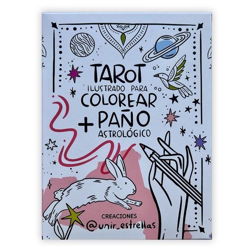 [1217] LIBRO SPLASH TAROT ILUSTRADO PARA COLOREAR