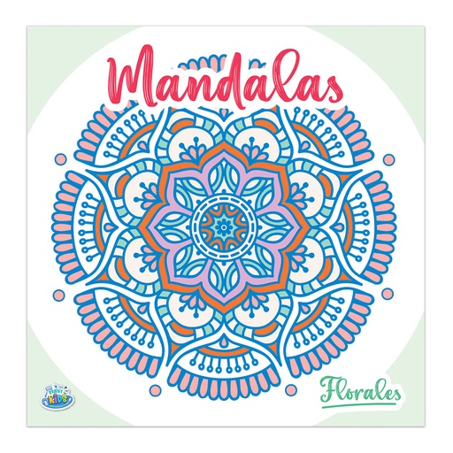 [BK266] LIBRO PARA COLOREAR BRAINY KIDS MANDALAS FLORALES