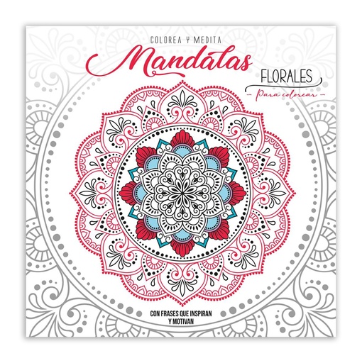 [LIST-232] LIBRO PARA COLOREAR SCHOOL FUN COLOREA Y MEDITA MANDALAS FLORALES