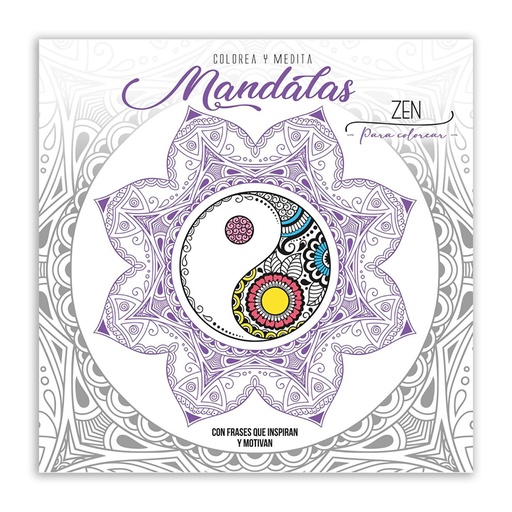 [LIST-233] LIBRO PARA COLOREAR SCHOOL FUN COLOREA Y MEDITA MANDALAS ZEN