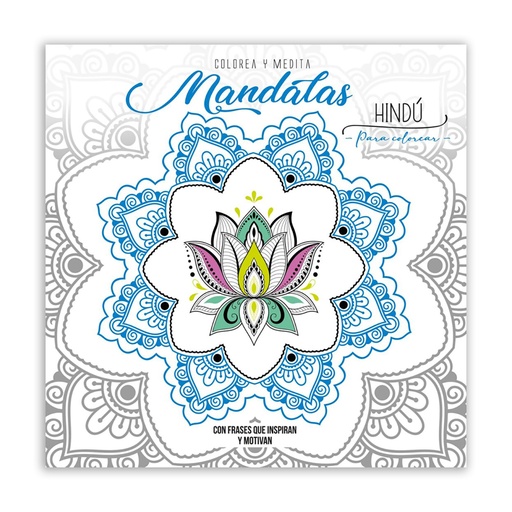 [LIST-234] LIBRO PARA COLOREAR SCHOOL FUN COLOREA Y MEDITA MANDALAS HINDU