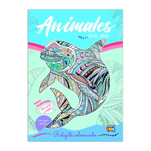 [LIST-395] LIBRO PARA COLOREAR SCHOOL FUN ANIMALES EN EL AGUA