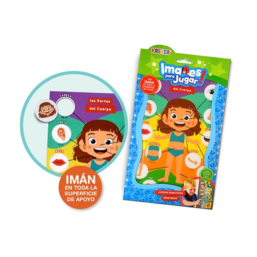 [65] JUEGO KREKER IMANES PARA JUGAR LAS PARTES DEL CUERPO