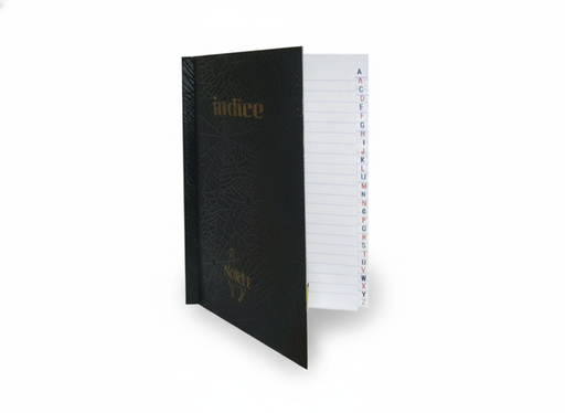 [40843] CUADERNO NORTE Nº843 TAPA DURA CON INDICE 84 HOJAS RAYADO