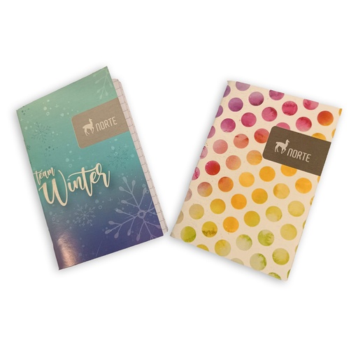 [10402] LIBRETA NORTE Nº402 8X12CM 40 HOJAS RAYADO