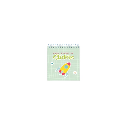 [1095] ALBUM DE STICKERS RY ANILLADO 9x9cm X 10 PLANCHAS 1095