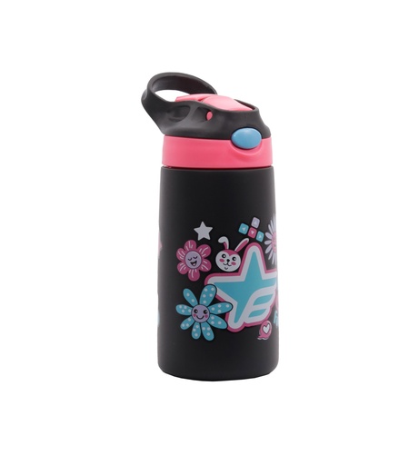 [BOTERM173/2] BOTELLA FOOTY TERMICA 400ML ESTRELLA NEGRO