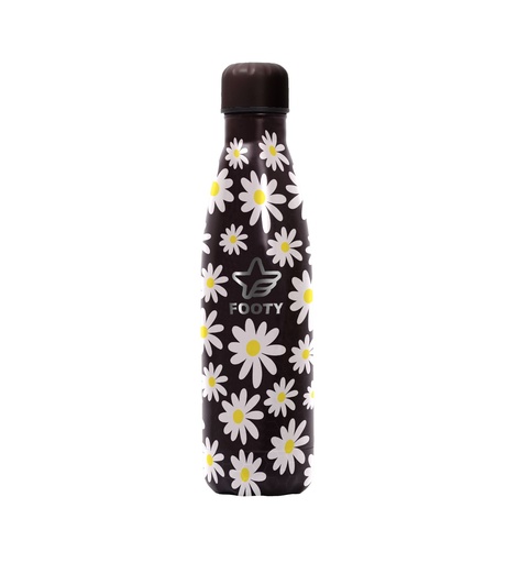 [BOTERM151/1] BOTELLA FOOTY TERMICA CON SORBETE 500ML MARGARITA NEGRO/BLANCO