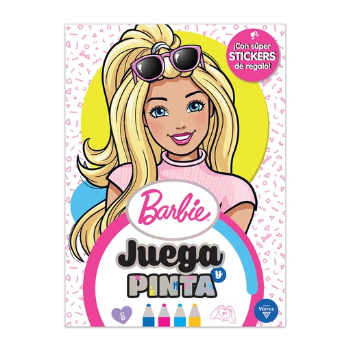 [6204] LIBRO VERTICE JUEGA Y PINTA BARBIE