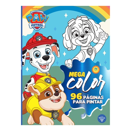 [6212] LIBRO VERTICE MEGA COLOR PAW PATROL