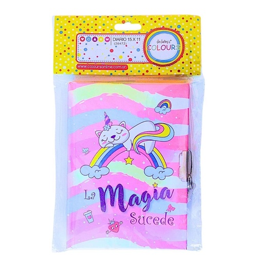 [26472] DIARIO COLOURS LA MAGIA SUCEDE 15x11cm