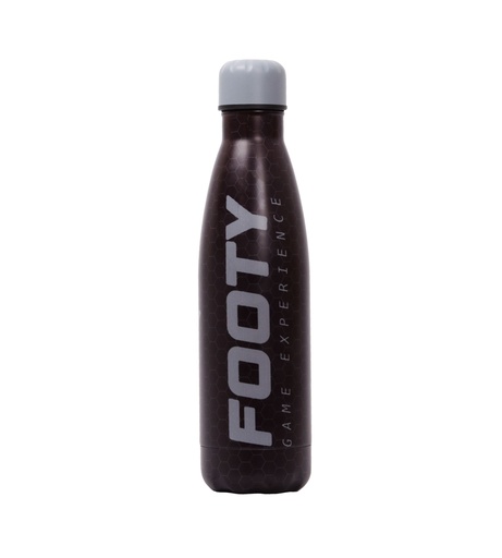 [BOTERM153/1] BOTELLA FOOTY TERMICA CON SORBETE 500ML GAME EXPERIENCE NEGRO