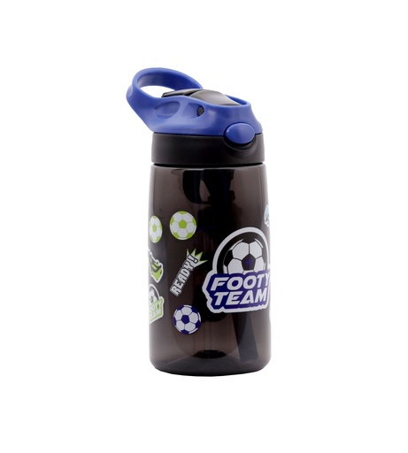 [BOTERM171/1] BOTELLA FOOTY PLASTICA 480ML TEAM NEGRO