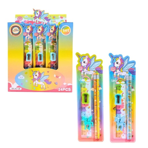 [26571] SET ESCOLAR COLOURS UNICORNIO