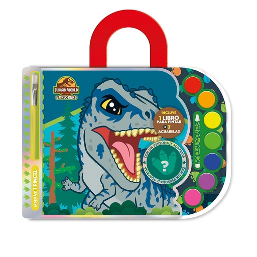 [6312] SET VERTICE ACUARELAS JURASSIC EXPLORER