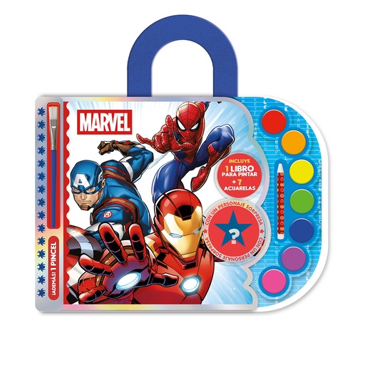 [6317] SET VERTICE ACUARELAS MARVEL