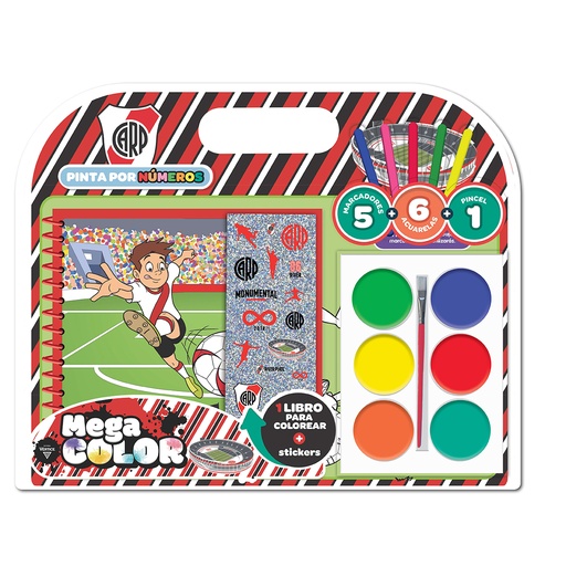 [6331] BLISTER VERTICE ACUARELAS MEGA COLOR RIVER