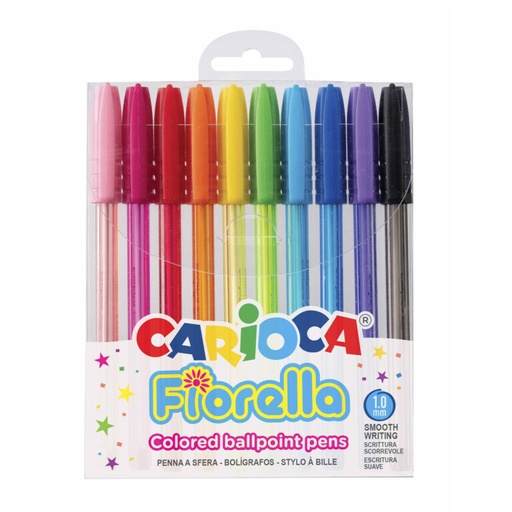 [42775] BOLIGRAFO CARIOCA FIORELLA SURTIDO X10