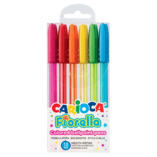 [42774] BOLIGRAFO CARIOCA FIORELLA SURTIDO X6