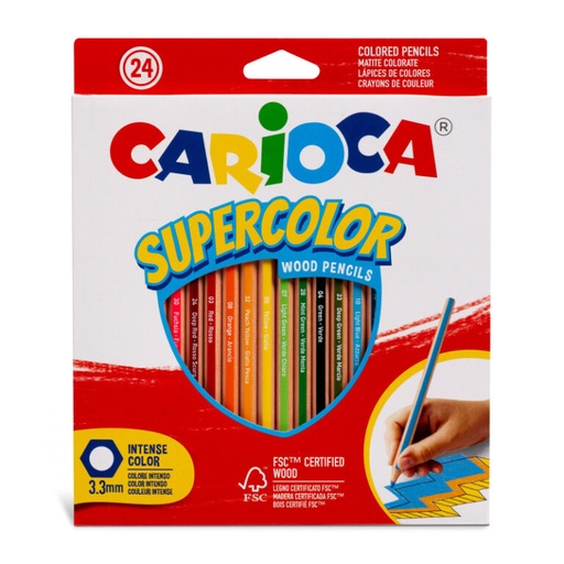[43393] LAPIZ CARIOCA SUPERCOLOR X24