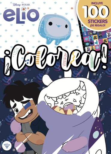 [6465] LIBRO PARA COLOREAR VERTICE + STICKERS ELIO