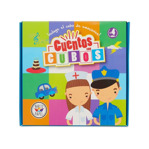 [737787962039] LIBRO BARCO DE PAPEL CUENTO CON CUBOS