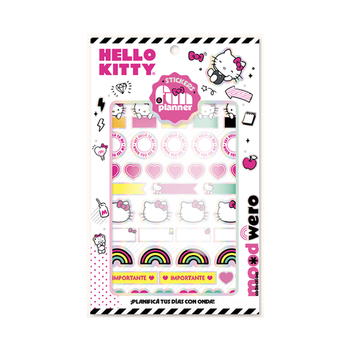 [WE4184] STICKERS WERO PLANNER X 6 PLANCHAS HELLO KITTY