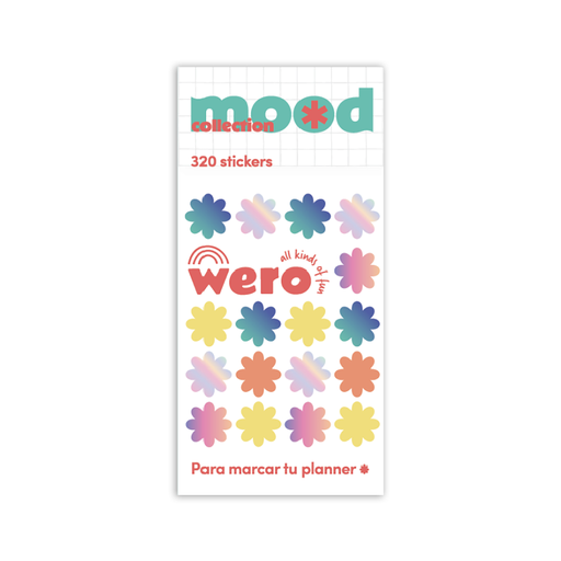 [WE4185] STICKERS WERO ORGANIZADORES BULLET X 10 PLANCHAS DISEÑOS SURTIDOS