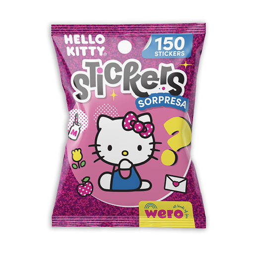 [WE4189] STICKERS WERO SORPRESA X 150 STICKERS HELLO KITTY