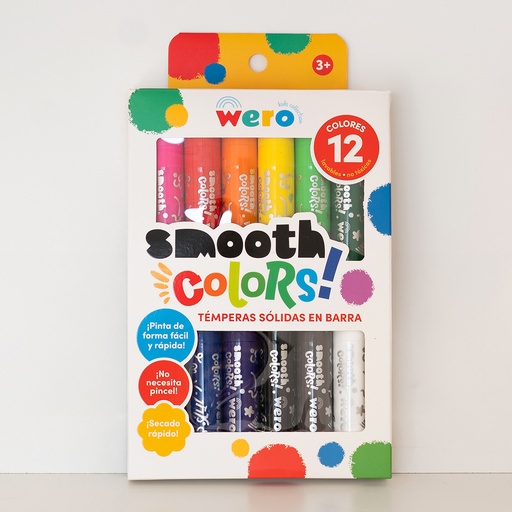 [WE4193] TEMPERA SOLIDA WERO X 12 COLORES SURTIDOS