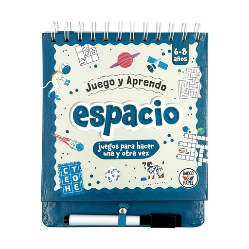 [786071077263] LIBRO BARCO DE PAPEL MI LIBRO JUEGO Y APRENDO ESPACIO