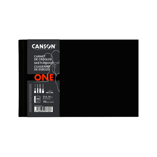 [C31200L025] CUADERNO DE ESBOZO CANSON ONE APAISADO 21.6x14cm 196 HOJAS DE 100g